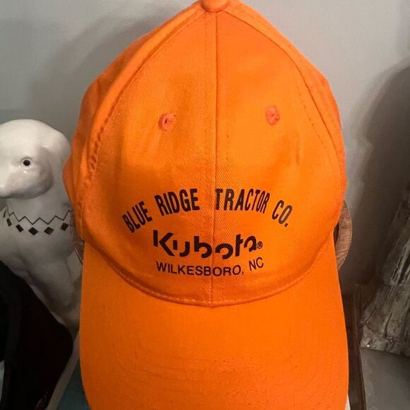 Cobra OSFA Vintage Orange Kubota Baseball Cap - Picture 4 of 5